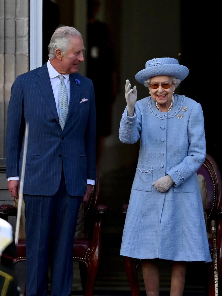 Prince Charles joined the Queen on day four of her Royal tour of Scotland. Picture: Getty Images