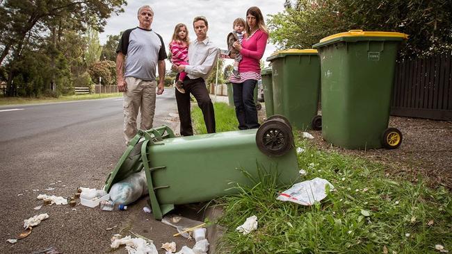 Guys Hill residents are fed up with rubbish contractors leaving their street in a mess