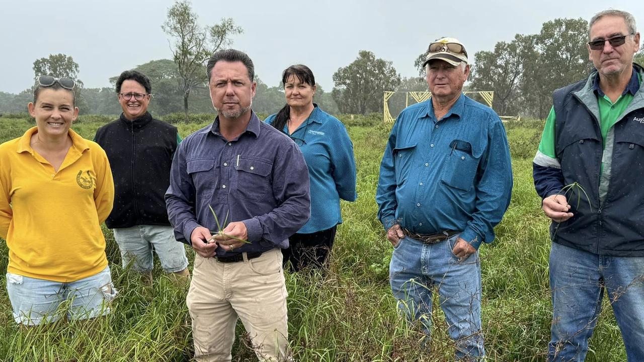 Adrienne Kelley, Lawrence Di Bela, Nick Dametto MP, Cr Kate Milton, Robert Lyon and Richard Hobbs.