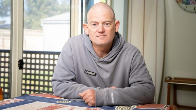 Graham Law was left without a way to manage his seizures after SA Police raided his home and confiscated his cannabis oil. Picture: Morgan Sette