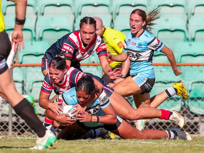 Joy Levi scoring out wide. Picture: Adam Wrightson Photography.