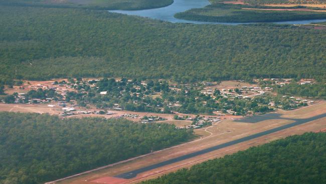 Aerial photo of Aurukun and surrounds. PICTURE: BRENDAN RADKE