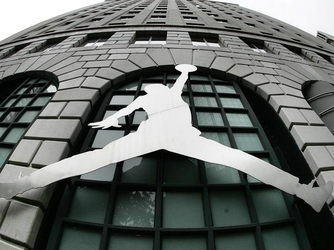 Air Jordan turned around the fortunes of Nike. Picture: AP Photo/Rick Bowmer