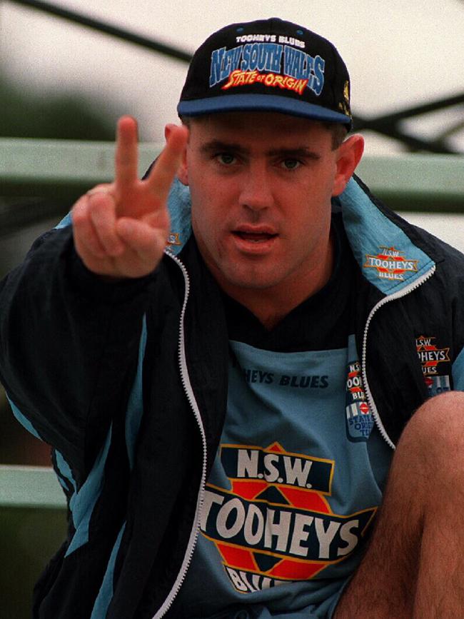 A young Brad Fittler in 1995.