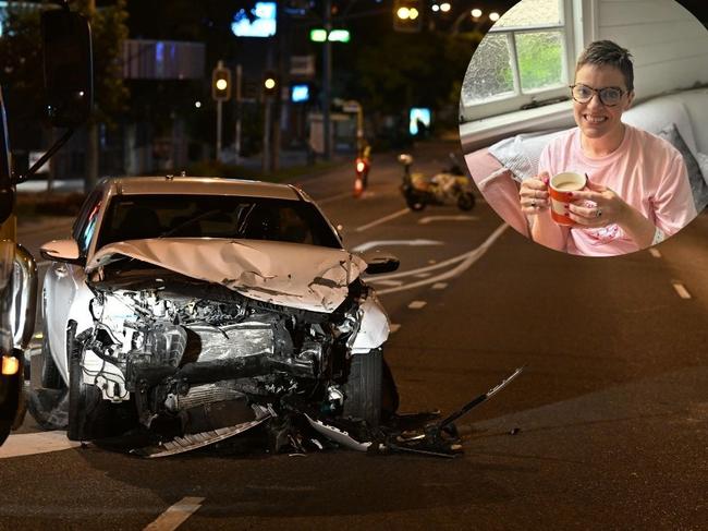 South Brisbane MP Amy MacMahon sustained serious injuries in a two-vehicle crash at Kangaroo Point on February 12.