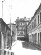 Crossley St, formerly Romeo Lane, in 1917. Picture: The Australasian newspaper.