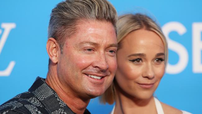 Clarke and Jade Yarbrough at the Louis Vuitton SEE LV exhibition opening in November. Picture: Getty Images