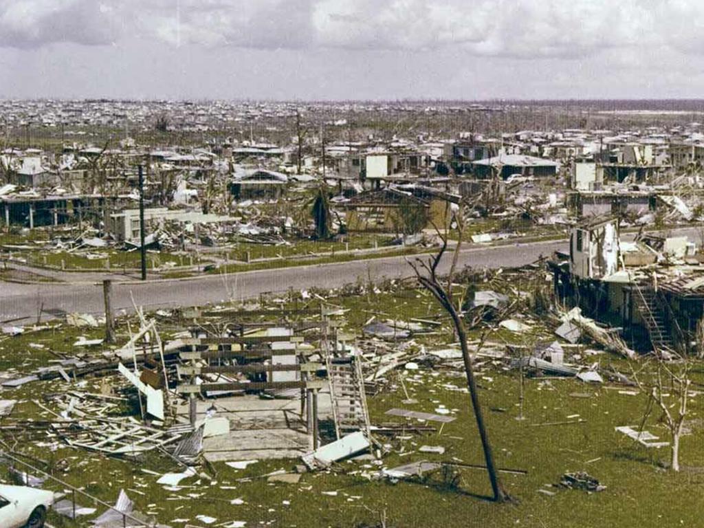 Cyclone Tracy ripped through Darwin in 1974.