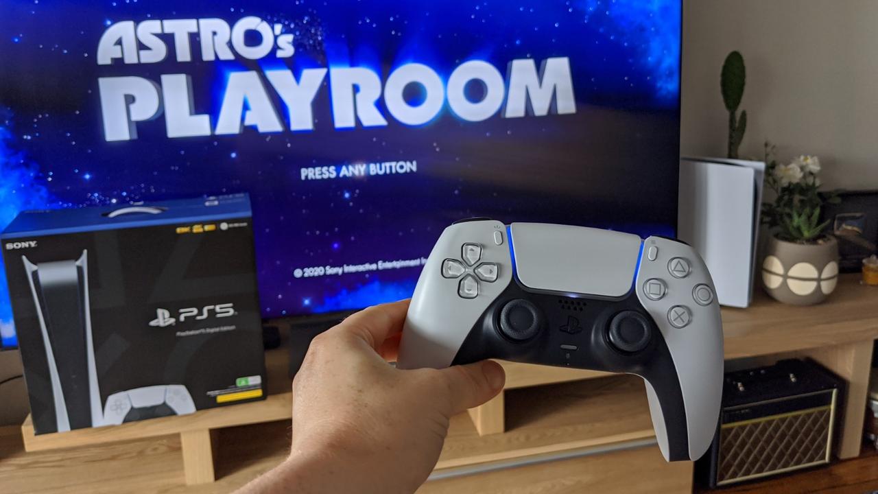 The controller makes it when you’re playing games like Astro’s Playroom.