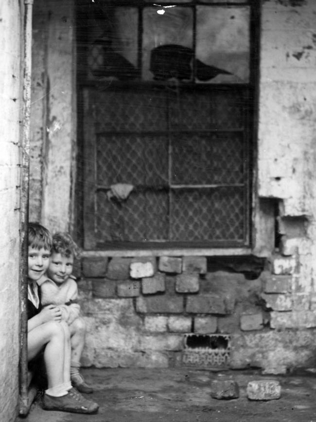 A house in Richmond which had been condemned, but was occupied by a family of eight. Picture: The Herald