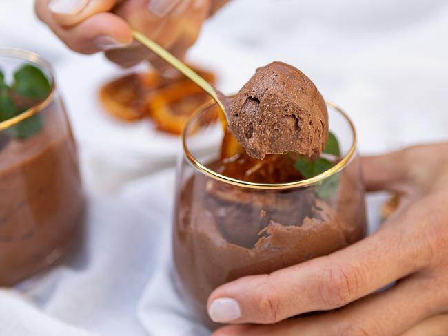 One-ingredient chocolate mousse recipe.