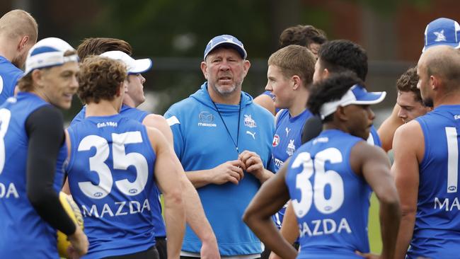 Brett Ratten is now in the North Melbourne hot seat. Picture: Darrian Traynor/Getty Images