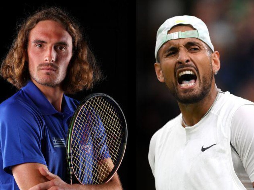 The pair have had a fractious relationship which came to a head at Wimbledon this year when Tsitsipas said his Australian opponent had an ‘evil side’.