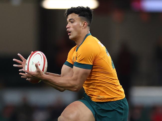 Joseph-Aukuso Suaalii will line up at fullback for the Waratahs. Picture: Michael Steele/Getty Images.