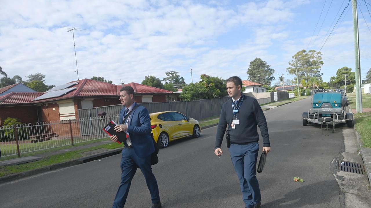 A mystery is unfolding as a newborn baby was found abandoned at a western Sydney home. Picture: NCA NewsWire / Jeremy Piper