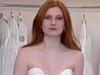 Former soap opera star flashes undies in racy wedding dress