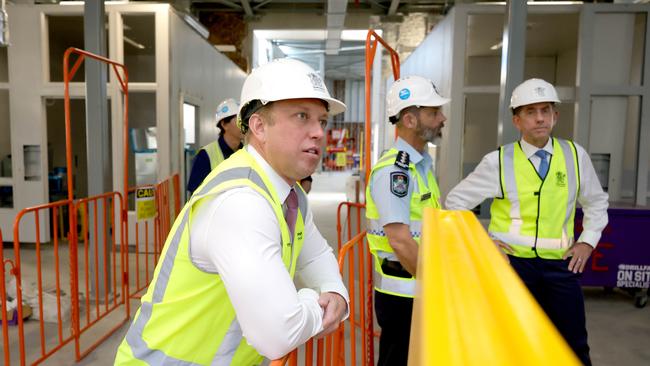 Premier Steven Miles will join Ministers and Queensland Police to inspect progress on the new Wacol Remand Centre, at the Wacol Police Complex, Orford Drive Wacoil – on Monday 23rd of September – Photo Steve Pohlner