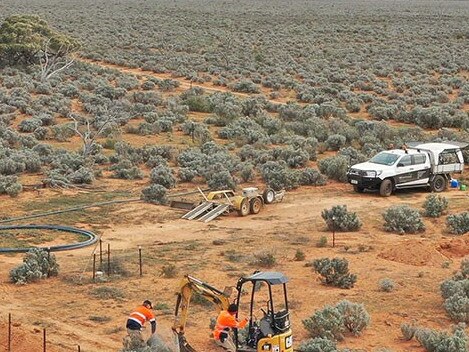 The site of the Samphire Project was previously drilled by Uranium SA before being disbanded in 2012. Picture: Facebook