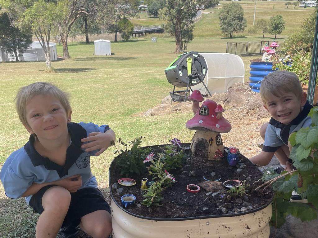 Andromeda and Fletcher from Yangan State School for My First Year 2024