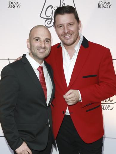 George Calombaris and Manu Feildel at the launch of their restaurant Le Grand Cirque