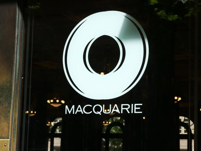 04/11/2022. MACQUARIE. Business stock logo pictures. Sydney CBD. Britta Campion / The Australian