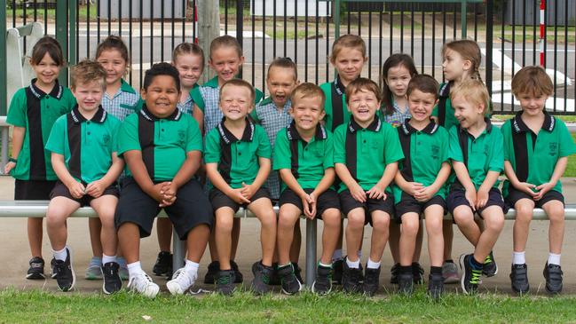 Bundaberg East State School<br/><p>Back row from left: Lilyana, Amiya, Ruby, Kaydence, Charlie, Anna, Brianna, Zara</p><p>Front row from left: Lachlan, Denzel, Hunter, Cooper, Elias, Jax, Benjamin, Jake<br/>Absent: Layton<br/></p><br/>