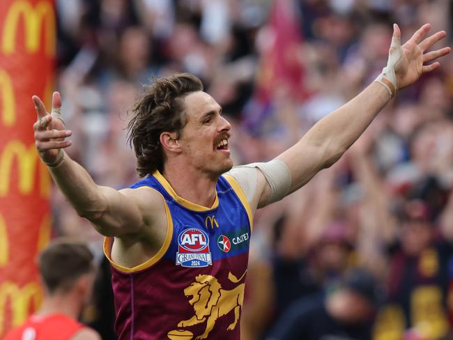 Can the Lions still contend without Joe Daniher? Picture: David Caird