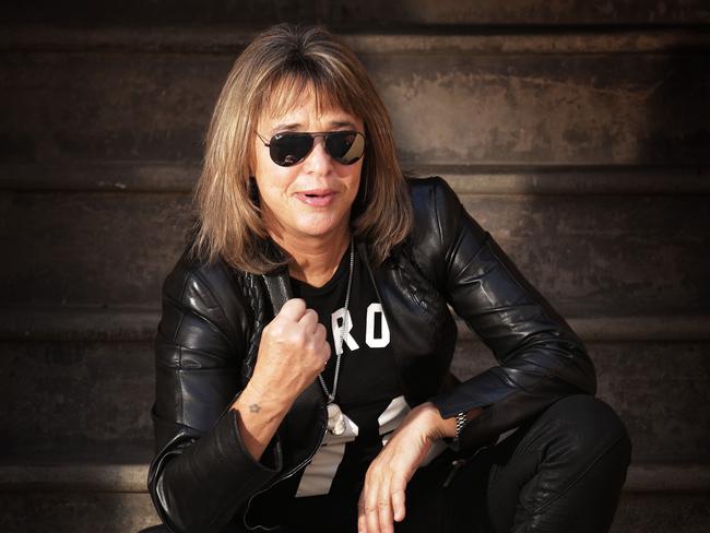 Teen idol ... Rocker Suzi Quatro photographed at the Rocks in Sydney. Picture: Supplied