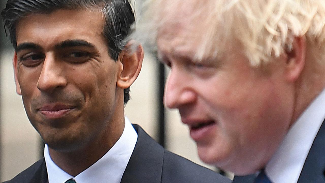 Rishi Sunak’s resignation as Chancellor triggered Mr Johnson’s downfall. Picture: Daniel Leal/AFP