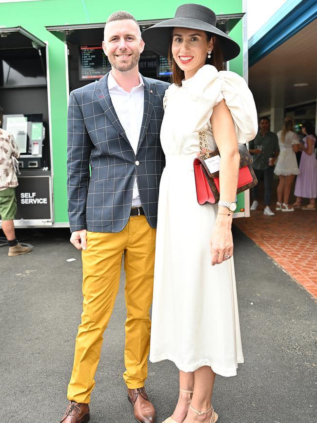 Damien and Leva Pradal at the Cairns Cup on Saturday. Photo by Emily Barker