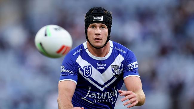 Matt Burton is willing to play anywhere for the Blues in the series opener, with the Bulldogs star firmly in the mix for a State of Origin recall. Picture: Brendon Thorne/Getty Images