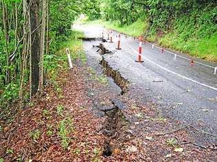 Flood damaged roads in Lismore will take months to repair. Picture: Contributed Lismore City Council