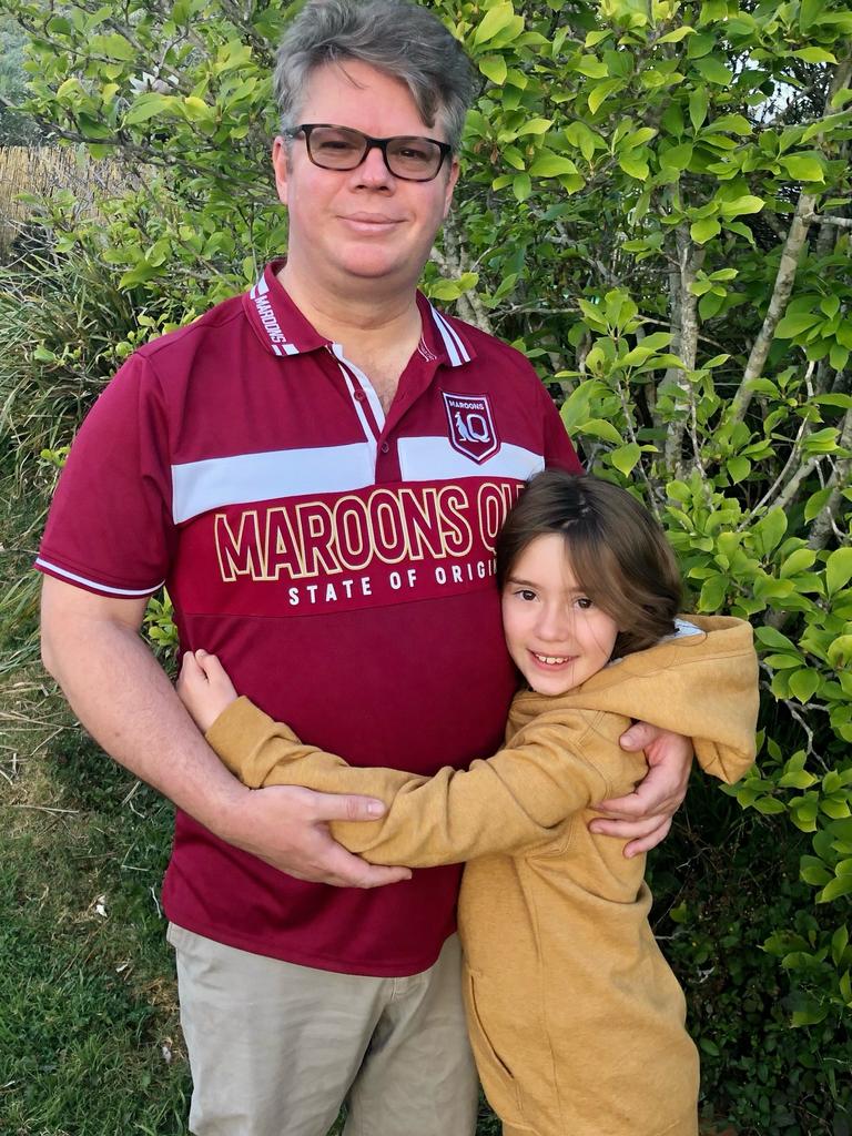 Toowoomba's Thom Roker with his daughter Poppy-Jo.