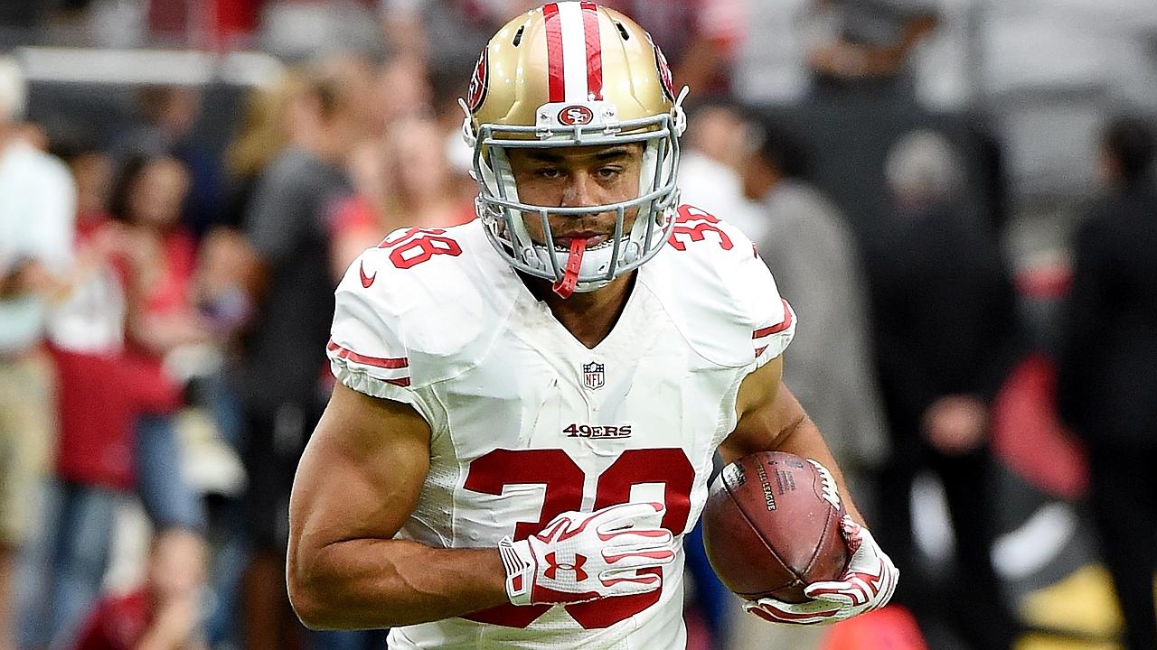 September 20th, 2015: Jarryd Hayne #38 during the San Francisco 49ers vs  Pittsburgh Steelers game at Heinz Field in Pittsburgh, PA. Jason  Pohuski/CSM Stock Photo - Alamy