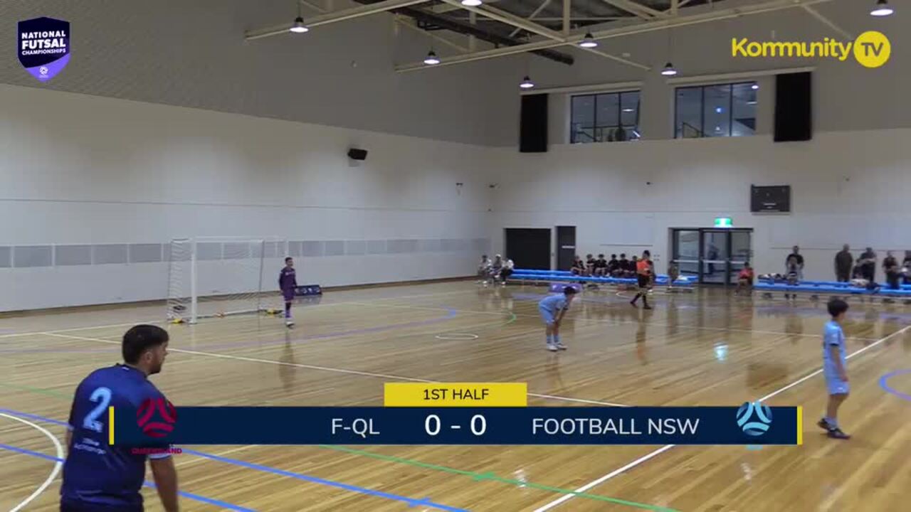 Replay:  Football Queensland v Football NSW Lightning (U14 Boys) - 2025 National Futsal Championships Day 2