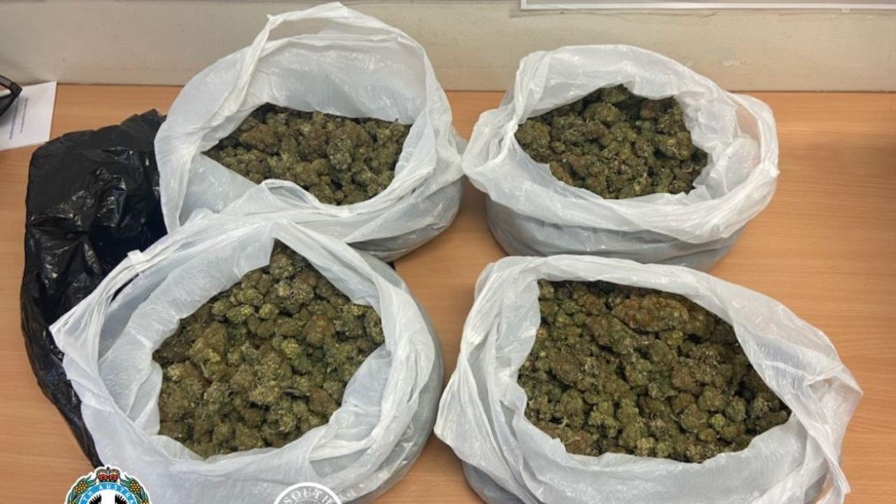 Nearly 5kg of cannabis found in traffic stop. Picture: SA Police