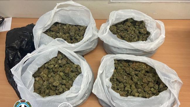 Nearly 5kg of cannabis found in traffic stop. Picture: SA Police