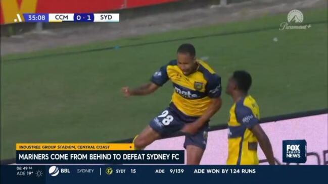 Mariners outmuscle Sydney FC 2-1