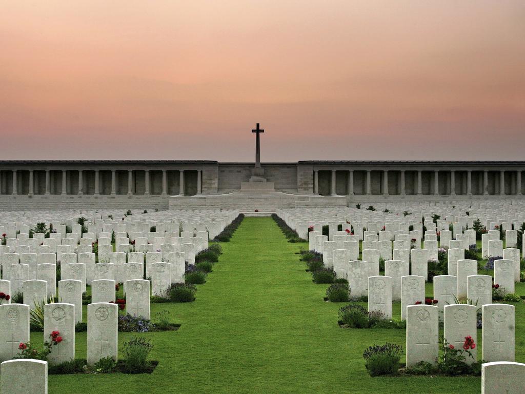 The Pozieres Memorial, France where 6700 Diggers were killed. Picture: Scott Barbour/Getty Images