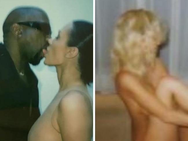 Kanye West and Bianca Censori.