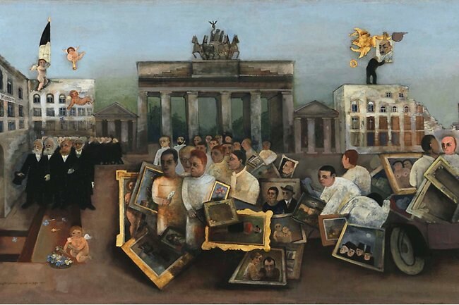 <p><em>The Mad Square</em> (detail), 1931, by Felix Nussbaum.</p> <strong>German dilemmas</strong>