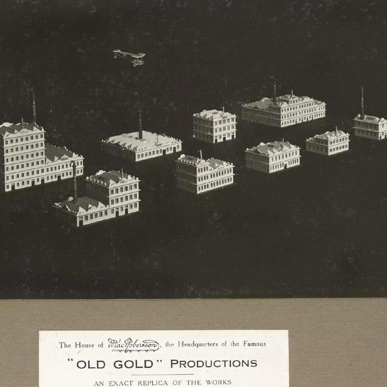 Models of MacRobertson's chocolate factory in Fitzroy in the early 1900s. Picture: State Library of Victoria.