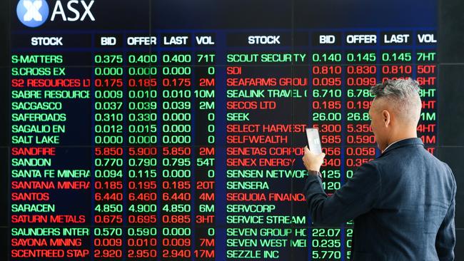 The benchmark S&amp;P/ASX 200 index dipped 70.3 points, or 1.1 per cent to 6599.6. Picture: NCA NewsWire/Gaye Gerard