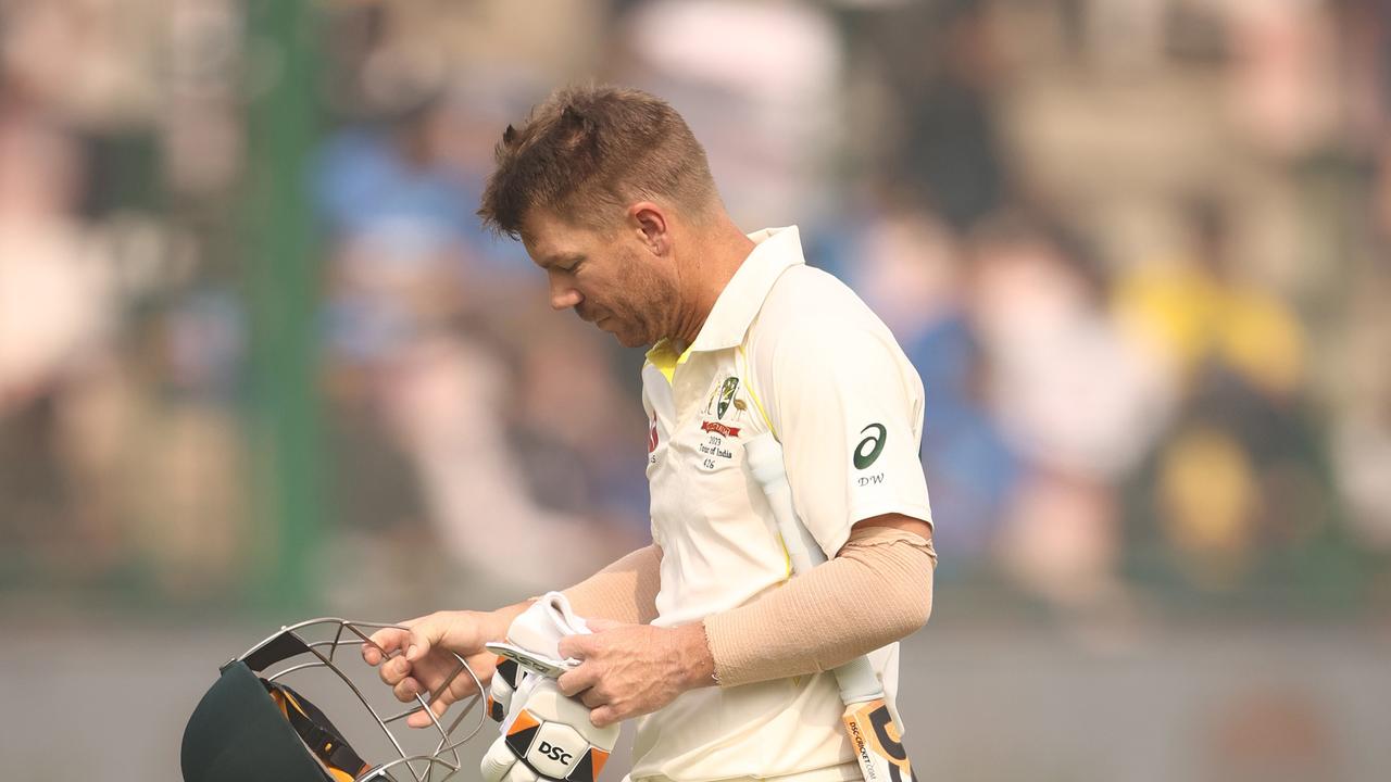 It had been a shocker of a series for Dave Warner. Photo by Robert Cianflone/Getty Images