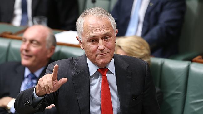 Minister for Communications Malcolm Turnbull, during Question Time in the House of Repres