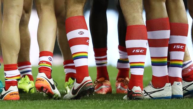 The AFL was among 13 organisations to pledge to better include trans and gender diverse people in sport. Picture: Scott Barbour/Getty Images.