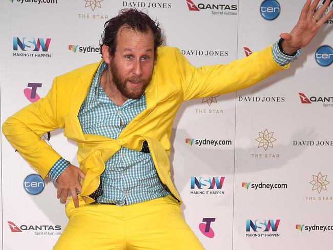 Australian musician Ben Lee arrives at the 30th ARIA Awards. Picture: AAP