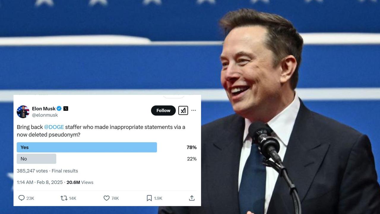 Musk to ‘bring back’ 25yo after racist tweets