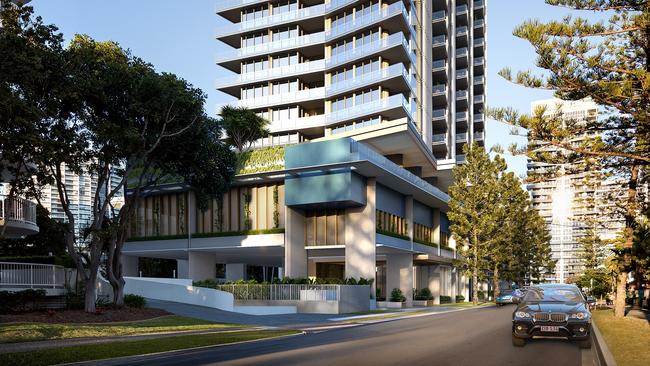 Artist impression of Signature Broadbeach tower. Picture: Supplied