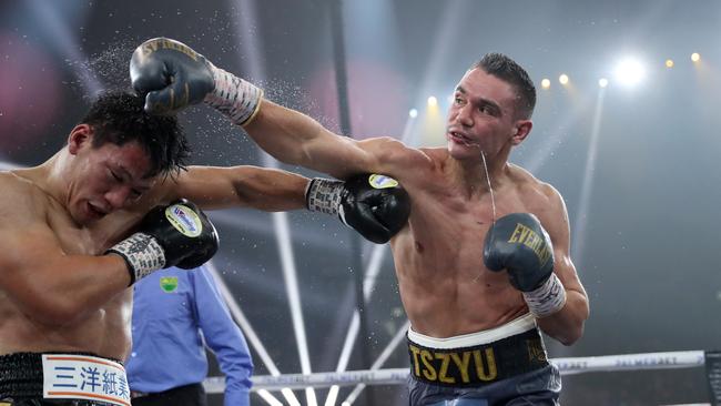 Tim Tszyu’s fight with Takeshi Inoue went the distance. Picture: No Limit Boxing / Brett Costello